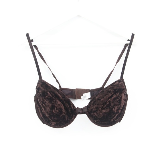 Victoria's Secret Vintage Bra 36D Padded Underwire VS 90s style brown - Picture 2 of 7